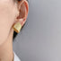 Gold Elegant Geometric Earrings - Lyonkusol