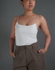 Dark Brown High Waisted Shorts - Lyonkusol